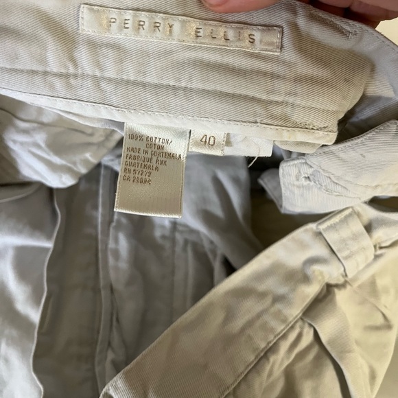 🔥5/$10🔥 EUC PERRY ELLIS men’s khaki shorts - Picture 4 of 4